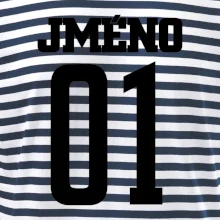 Florbalový dres - vlastné meno a číslo