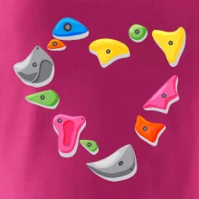 Lezenie na stene - srdce