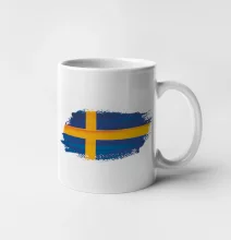 Švédska vlajka kreslená