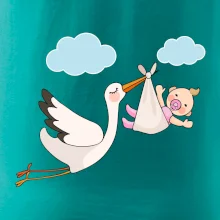 Bocian čakáme bábätko - dievča Bocian čakáme bábätko - dievča