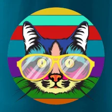 Mačka pri farebnom západe Mačka pri farebnom západe