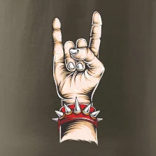 Rocková ruka s náramkom