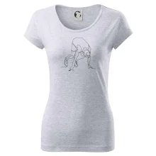 Bežec na štarte jedným ťahom