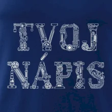 Steampunk vlastný nápis