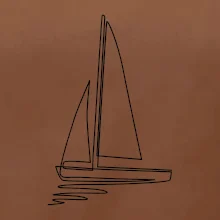 Plachetnica jedným ťahom