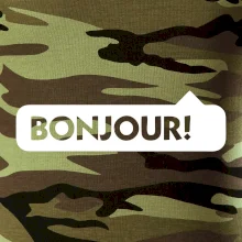 Nápis Bonjour