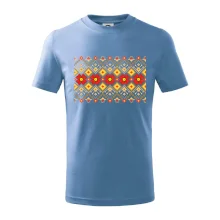 Ukrajinský vzor - Červené kvety