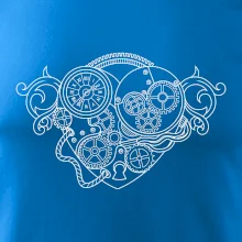 Steampunk srdce kreslené