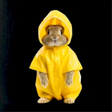 Králik v pláštenke