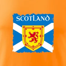 Škótska vlajka s erbom leva