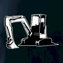 Bager bez nápisu čiernobiely