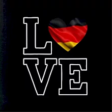 Love Nemecká vlajka