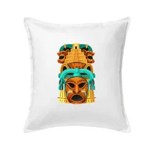 Mayová maska s pyramídou