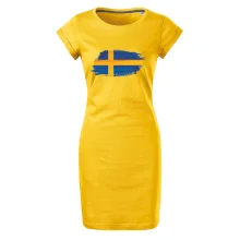 Švédska vlajka kreslená