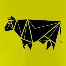 Origami krava z boku