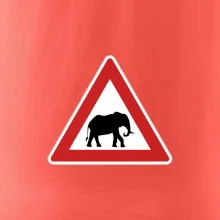 Dopravná značka - Pozor slon