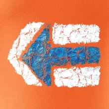 Párová turistická značka modrá