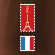 Paríž známka farebná