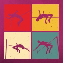 Skok do výšky vintage