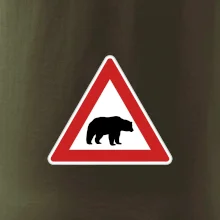 Dopravná značka - Pozor ľadový medveď
