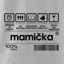 Čiarový kód - Mamička