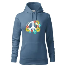 Peace symbol abstraktný