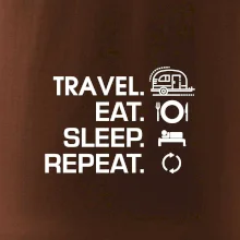 Eat sleep travel - Malý príves