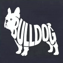 Bulldog nápis v tele