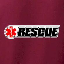 Záchranár rescue kríž červený