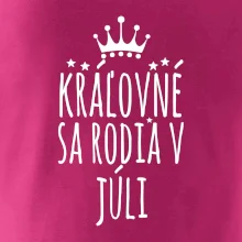 Kráľovné sa rodia v júli