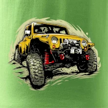 Žltý offroad s navijakom