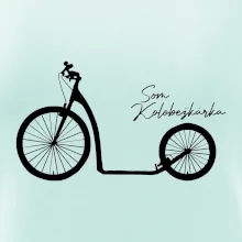 Som kolobežkárka veľké a malé koleso