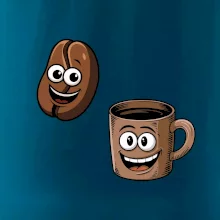 Parové tričko - Hrnček a káva