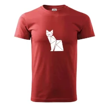 Origami mačka z boku