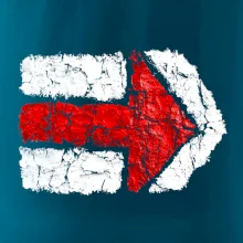 Párová turistická značka červená Párová turistická značka červená