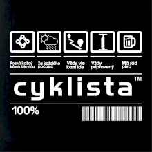 Čiarový kód - cyklista