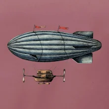 Vzducholoď farebná