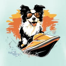 Border Kólia na vodnom skútri