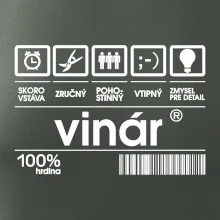 Čiarový kód - vinár