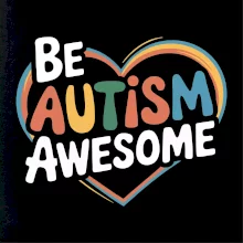 Be autism awesome srdce