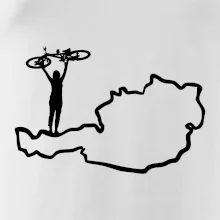 Cyklistka - Mapa Rakúska