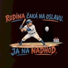 Rodina čaká na oslavu ja na nadhod
