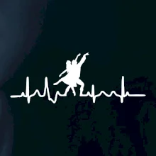 EKG tanec - tancujúca dvojica