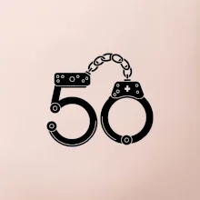 Narodeninové tričko pre policajta - putá 50