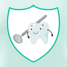 Zúbok na prsníku - zrkadlo