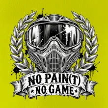 No Paint, No Game – motív s maskou
