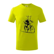 Drsný cap na bicykli