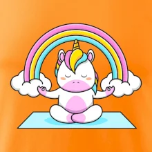 Yoga jednorožec - dúha
