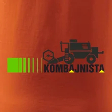 Kombajnista zelená a žltá