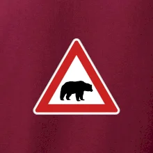 Dopravná značka - Pozor ľadový medveď